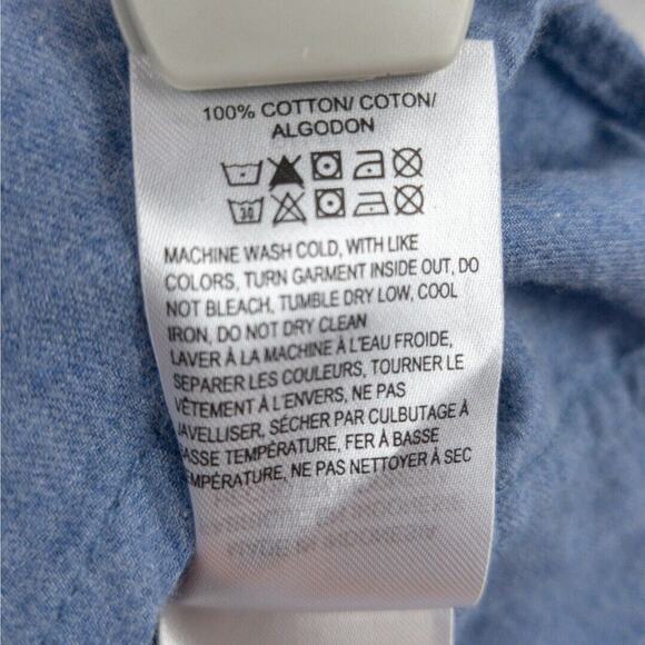 Lucky Brand Men’s 2XL Blue Soft Cotton Long Sleeve Button Down Casual Everyday - Picture 11 of 14